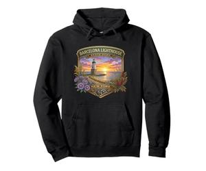 Barcelona Lighthouse State Park New York Novelty Souvenir Pullover Hoodie