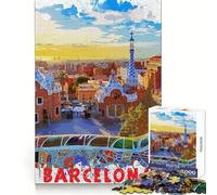 Barcelona Puzzle for Adults 1000 Pieces Memory Enhance Quiet Recreation Accurate Cut Birthday Gift (50x75cm)