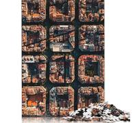 Barcelona Puzzle Puzzle Toy Educational Game Premium Cardboard Jigsaw Puzzle for Adult Children 1000pcs (38x26cm)