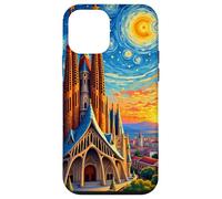 Barcelona Sagrada Familia Starry Pop Art Case for iPhone 12 mini
