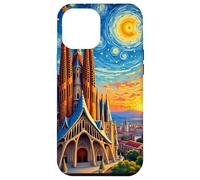 Barcelona Sagrada Familia Starry Pop Art Case for iPhone 12 Pro Max