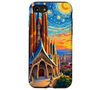 Barcelona Sagrada Familia Starry Pop Art Case for iPhone SE (2020) / 7/8