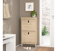 Barcelona Shoe Cabinet - 2 Door - Jackson Hickory Oak