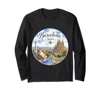 Barcelona Spain Basilica de la Segrada Familia Long Sleeve T-Shirt