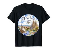 Barcelona Spain Basilica de la Segrada Familia T-Shirt