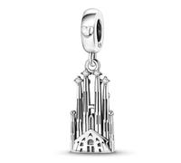 Barcelona Spain Cathedral Charm 925 Sterling Silver Compatible with Pandora Charms,and Many Other UK Charm Bracelets.