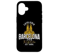 Barcelona Spain Souvenir Catalonia Vintage Case for iPhone 16