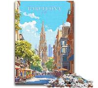 Barcelona Spain Travel 2000 Pieces Jigsaw Puzzle For Adults Teens, Toys Educational Games Stress Relieving Secret Santa Gifts for And Age 14 2000pcs(70x100cm)