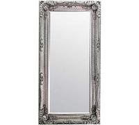 Barcelona Trading Madrid Extra-Large Full Length Shabby Chic Vintage Leaner Mirror in Silver 35" x 71", GL148-8, 175x90x10
