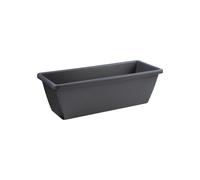 Barcelona Trough 70cm Anthracite Planter Plastic Balcony Outdoor with Drainage