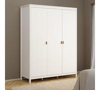Barcelona Wardrobe - 3 Door - White