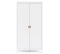 Barcelona White 2 Door Wardrobe