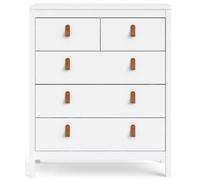 Barcelona White 3+2 Drawer Chest