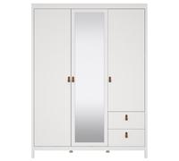 Barcelona White 3 Door Combi Wardrobe