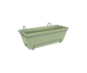 Barcelone All In 1 50cm Pistachio Green Plastic Outdoor Flowerpot