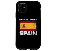 Barceloneta Spain Flag Design Proud Spanish Flag Case for iPhone 11