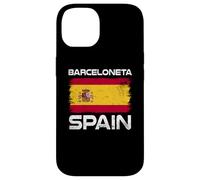 Barceloneta Spain Flag Design Proud Spanish Flag Case for iPhone 14
