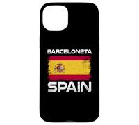 Barceloneta Spain Flag Design Proud Spanish Flag Case for iPhone 15 Plus