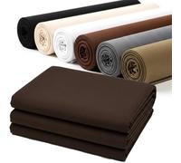 Barcelonetta | Dust Cover Fabric | 60" Wide | Easy to Staple | Replacement for Furniture Underside, Bookbinding, Lining | Medium Weight, Breathing | Upholstery Backing (Brown, 1 Yard)