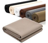 Barcelonetta | Dust Cover Fabric | 60" Wide | Easy to Staple | Replacement for Furniture Underside, Bookbinding, Lining | Medium Weight, Breathing | Upholstery Backing (Khaki, 1 Yard)