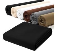 Barcelonetta | Dust Cover Fabric | 60" Wide | Easy to Staple | Replacement for Furniture Underside, Bookbinding, Lining | Medium Weight, Breathing | Upholstery Backing (Black, 1 Yard)