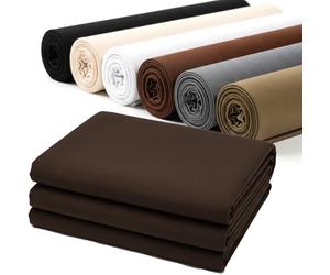 Barcelonetta | Dust Cover Fabric | 60" Wide | Easy to Staple | Replacement for Furniture Underside, Bookbinding, Lining | Medium Weight, Breathing | Upholstery Backing (Brown, 1 Yard)