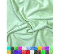 Barcelonetta | Minky Fabric | Plush, Super Soft, Cuddle | Solid Minky | by The Yard | 60" Wide | Baby Blanket, Change Station Cover, Pillow, Scarf, Beanie (Sage, Half Yard)