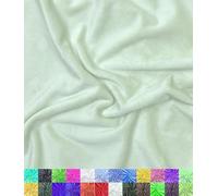 Barcelonetta | Minky Fabric | Plush, Super Soft, Cuddle | Solid Minky | by The Yard | 60" Wide | Baby Blanket, Change Station Cover, Pillow, Scarf, Beanie (Mint, 2 Yard)