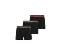 Barclay 3 Pack Underwear Black/ Multi Waistbands Lyle & Scott Black L