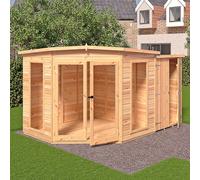 Shire Barclay 8 X 12 Feet With Side Shed - L119 X W224.8 X H190.2 Cm