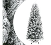 barco 240cm flocked snow artificial christmas tree without led