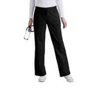 Barco Grey's Anatomy Scrubs - Riley Scrub Pant for Women, Elastic Back Waist, Mid-Rise Flared Leg Women's Scrub Pant, Black, Large