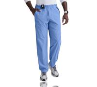 Barco One Amplify Pant-7 Pocket Men's Scrub Pants, Ciel Blue, Large Tall