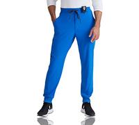 BARCO ONE - Men’s Vortex Jogger Pant, Medical Scrub Pant w/ 6 Pockets and 4-Way Stretch Fabric - blue - Small