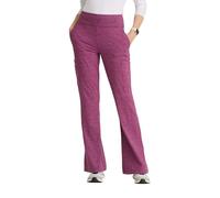 BARCO One Performance Knit Sprint Pant for Women - Yoga Style Stretchy Waistband with Fit and Flare Leg, Dark Mauve Heather, XL