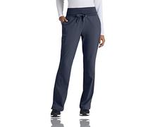 BARCO One Stride Scrub Pant for Women - Knit Waistband Medical Pant, Mid-Rise, 4-Way Stretch Women's Scrub Pant, Steel, S