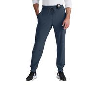 BARCO ONE - Men’s Vortex Jogger Pant, Medical Scrub Pant w/ 6 Pockets and 4-Way Stretch Fabric - grey - Medium
