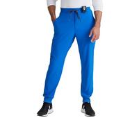 BARCO ONE - Men’s Vortex Jogger Pant, Medical Scrub Pant w/ 6 Pockets and 4-Way Stretch Fabric - blue - Small