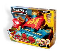 Magic Box Piratix S Dragon Ship Transformation Three Modes In One Air Sea And Land Figure Multicolor