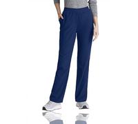 BARCO Skechers Vitality Aura Scrub Pant for Women - Mid-Rise Medical Pant, 5 Pockets, 4-Way Stretch Women's Scrub, Navy, X-S Petite