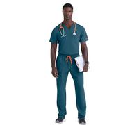 BARCO STRONG Terrence Scrub Top & Pant Set for Men - Up to 70°C Wash, Natural Stretch, Moisture Wicking, Quick-Shed, Bahama, Small