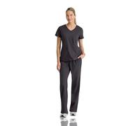 BARCO STRONG Zoe Classic Fit Scrub Top & Pant Set for Women - Up to 70°C Wash, Natural Stretch, Moisture Wicking, Anti-Static, Pewter, Medium