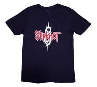 Barcode Back Print T-Shirt Slipknot Navy M