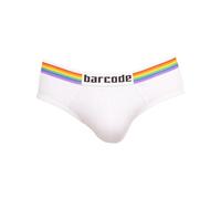 Barcode Berlin - Mens Briefs Underwear - Backless Brief Pride White - 1x Size L
