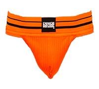 Barcode Berlin Mens Underwear Andreus Jockstrap Orange-Black - Orange - 1 x SIZE M