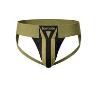 Barcode Berlin - Mens Underwear - Jockstrap Zuri Darkarmy/Black - 1x Size M