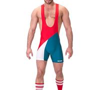 Barcode Berlin Singlet Luckenwalde Red/White/Petrol - SIZE M