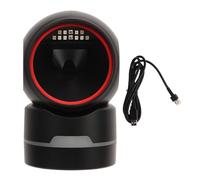 Barcode Scanner Automatic Sensing Wide Angle USB Plug and Play Hands Desktop 1D 2D QR Barcode Reader for Warehouses Supermarkets Retail Stores ABS Material