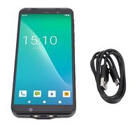 Barcode Scanner Handheld Data Terminal 6 Inch Screen Android 14 WiFi6 Double Mode GPS 1D 2D QR High Speed Scanning for Warehouse Enterprise ABS Silicone 5000mAh Battery