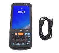 Barcode Scanner Handheld Terminal 4G WiFi Bluetooth 1D 2D Code Scanner High Performance Data Collector for Warehouse Inventory Management ABS Material 4 Inch Screen